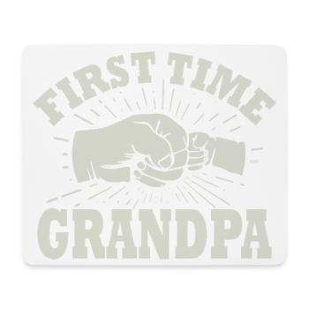 Opa Werdende Opa zum Ersten Mal - Mousepad (Querformat) - Weiß - Vorne