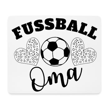 Soccer Mamie - Tapis de souris (format paysage) - blanc - Devant