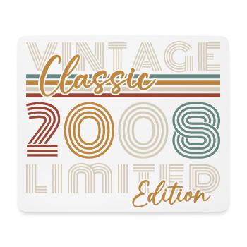 2008 Vintage Retro Geburtstagsgeschenk - Mousepad (Querformat) - Weiß - Vorne