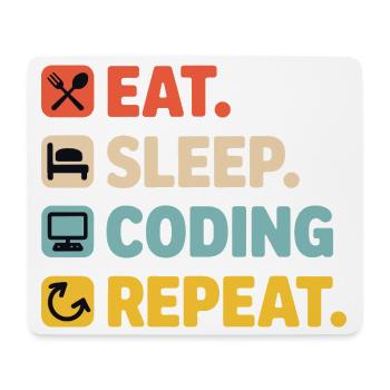 Programmer's Life Humor for Programmers - Mouse Pad (horizontal) - white - Front