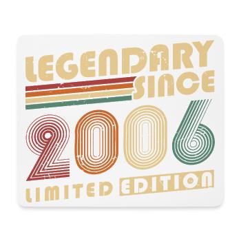 Legendary Since 2006 Vintage Vintage Birthday - Mouse Pad (horizontal) - white - Front