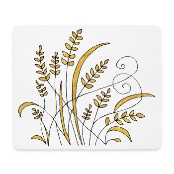 Blumen - Mousepad (Querformat) - Weiß - Vorne