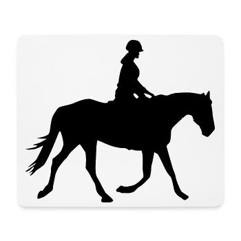 Rider - Mouse Pad (horizontal) - white - Front