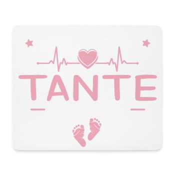 Ich werde Tante 2027 - Baby Ankündigung Geschenk - Mousepad (Querformat) - Weiß - Vorne