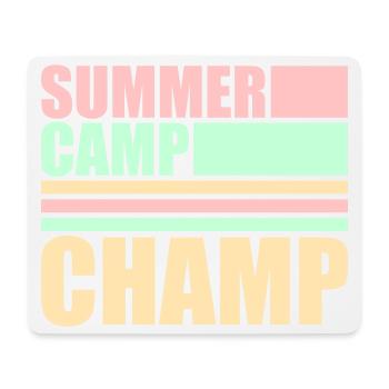 Summer Camp Champ Lustig Kinder Outdoor Abenteuer - Mousepad (Querformat) - Weiß - Vorne