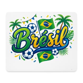 Brésil - Tapis de souris (format paysage) - blanc - Devant
