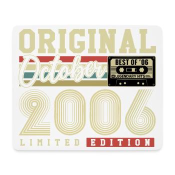 Original October 2006 – 20th Birthday Retro - Mouse Pad (horizontal) - white - Front