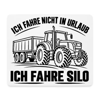 Landwirtschaft Ich fahre Silo Traktor Landleben - Mousepad (Querformat) - Weiß - Vorne