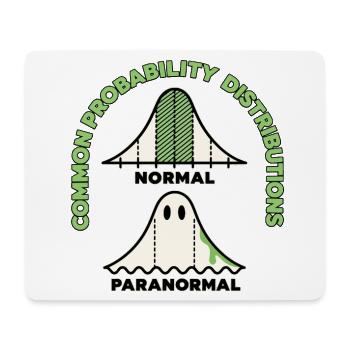 Normal oder paranormal - Mousepad (Querformat) - Weiß - Vorne