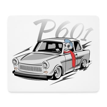  601- Zweitaktfahrer - Mousepad (Querformat) - Weiß - Vorne