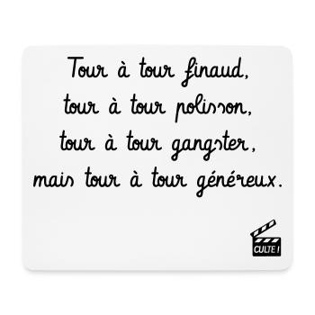 Tour à tour finaud. C'est arrivé près de chez vous - Tapis de souris (format paysage) - blanc - Devant