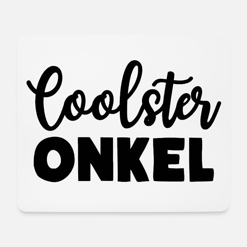 Coolster Onkel - Mousepad (Querformat) - Weiß
