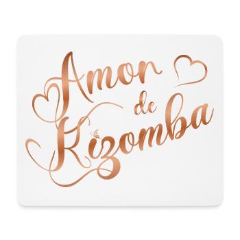 Amor de Kizomba - Mousepad (Querformat) - Weiß - Vorne