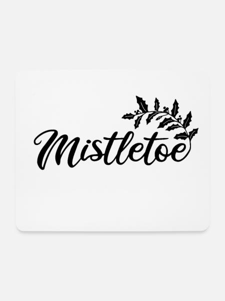 Mistletoe Mistelzweig - Mousepad (Querformat) - Weiß