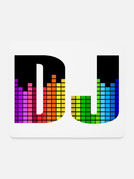 DJ Bunter Equalizer - Mousepad (Querformat) - Weiß