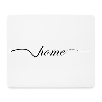 Home mit einer Welle - Mousepad (Querformat) - Weiß - Vorne