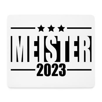 Meister 2023 Aufstiegstrikot Aufstieg 23 - Mousepad (Querformat) - Weiß - Vorne