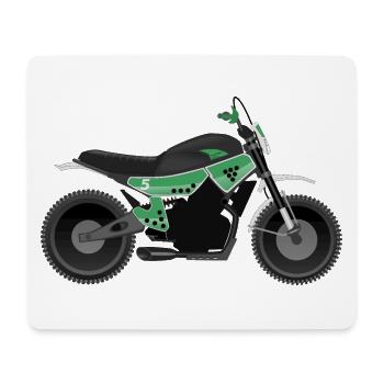 Motorcycle in a delicious motif. - Mouse Pad (horizontal) - white - Front