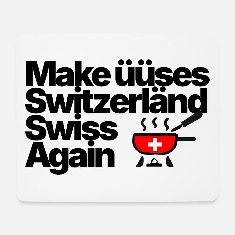 MÜSSA 1 - black - Mouse Pad (horizontal) - white