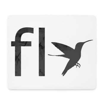 Clever typography design! Vogel Deisgn - Mouse Pad (horizontal) - white - Front