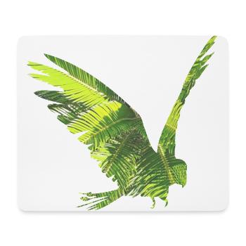 Papagei Regenwald - Mousepad (Querformat) - Weiß - Vorne