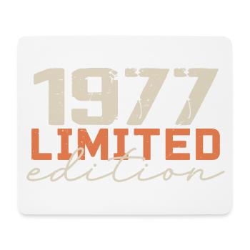 Born in 1977 | Vintage 1977 Retro Anniversary - Mouse Pad (horizontal) - white - Front