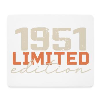 Born in 1951 | Vintage 1951 Retro Birthday - Mouse Pad (horizontal) - white - Front