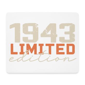 Born in 1943 | Vintage 1943 Retro Birthday - Mouse Pad (horizontal) - white - Front