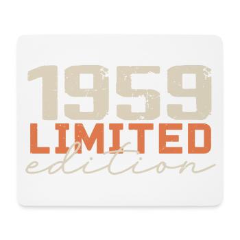 Jahrgang 1959 | Jahrgang 1959 Retro-Jubiläum - Mousepad (Querformat) - Weiß - Vorne