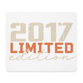 Born in 2017 | Vintage 2017 Retro Birthday - Mouse Pad (horizontal) - white - Front