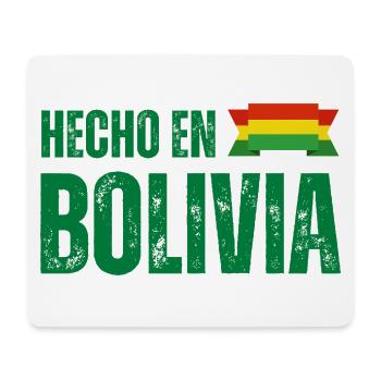 Fabriqué en Bolivie, fierté bolivienne - Tapis de souris (format paysage) - blanc - Devant