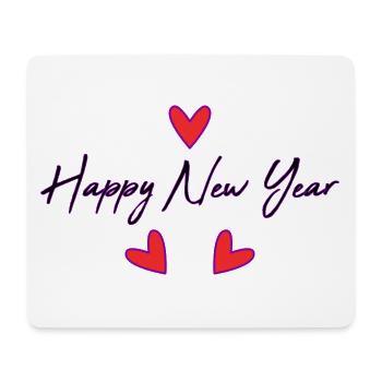 HAPPY NEW YEAR. NEW YEAR'S EVE. NEW YEAR - Mouse Pad (horizontal) - white - Front