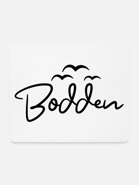 Bodden Ostseeküste Möwen - Mousepad (Querformat) - Weiß