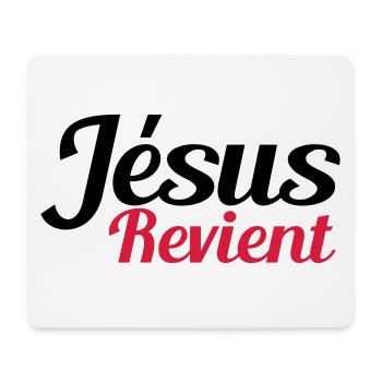 Jesus comes back - Mouse Pad (horizontal) - white - Front
