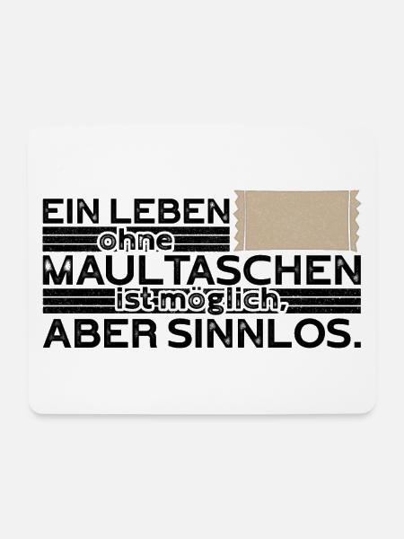 Maultaschen Schwäbisches Lieblingsgericht - Mousepad (Querformat) - Weiß