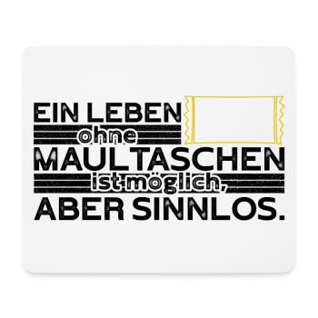 Maultaschen Schwaben Schwäbisches Lieblingsessen - Mousepad (Querformat) - Weiß - Vorne