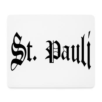 Saint-Pauli - Tapis de souris (format paysage) - blanc - Devant