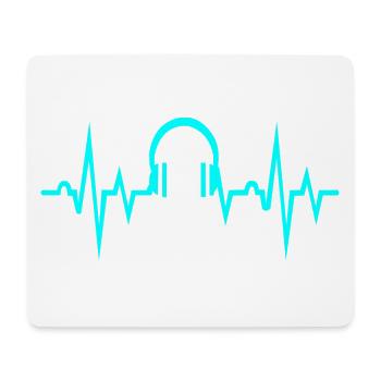 Music is my love - Mouse Pad (horizontal) - white - Front