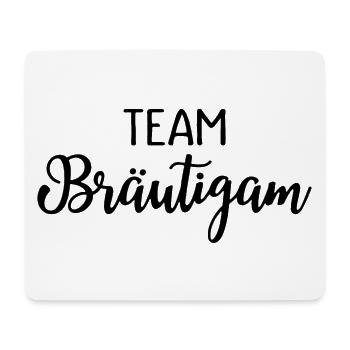 Team Bräutigam - Mousepad (Querformat) - Weiß - Vorne