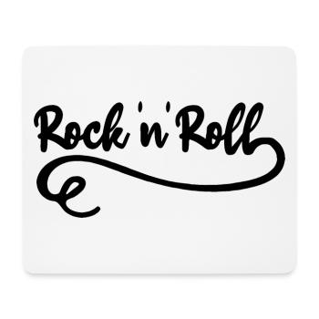 Rock 'n' Roll Hard Rock Music Rocker - Tapis de souris (format paysage) - blanc - Devant