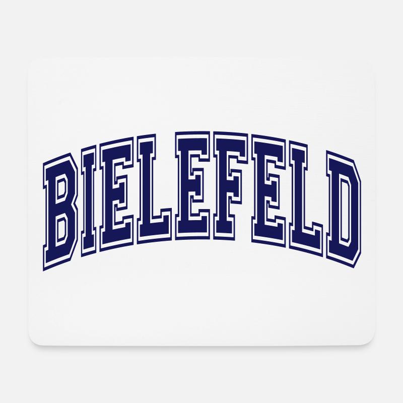 Bielefeld - Mousepad (Querformat) - Weiß
