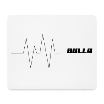 Lebenslinie/ Herzschlag Bully - Mousepad (Querformat) - Weiß - Vorne
