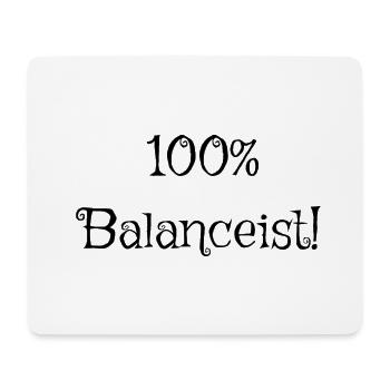 Balancist #Neu1 6 sw - Tapis de souris (format paysage) - blanc - Devant