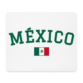 Drapeau du Drapeau du Mexique Vert - Tapis de souris (format paysage) - blanc - Devant