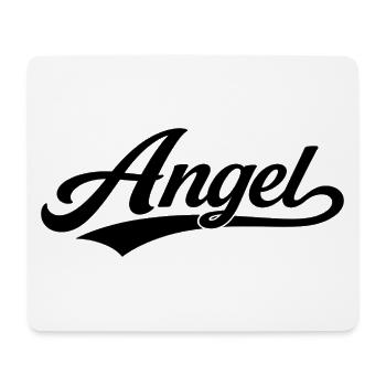 Angel name first last family - Mouse Pad (horizontal) - white - Front