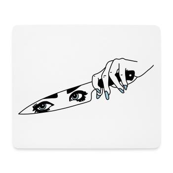 Schlechte Frau - Mousepad (Querformat) - Weiß - Vorne