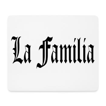 La Familia - Tapis de souris (format paysage) - blanc - Devant