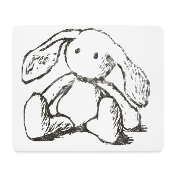 einsam - Mousepad (Querformat) - Weiß - Vorne