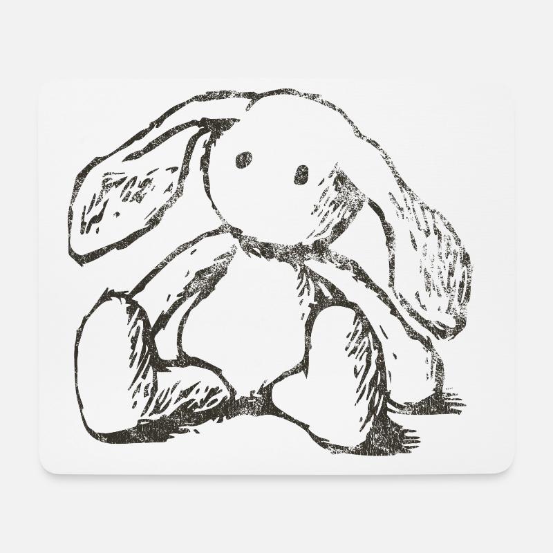 einsam - Mousepad (Querformat) - Weiß