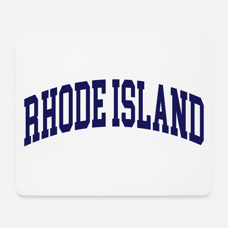 Rhode Island - Mousepad (Querformat) - Weiß